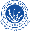 Blue logo: 