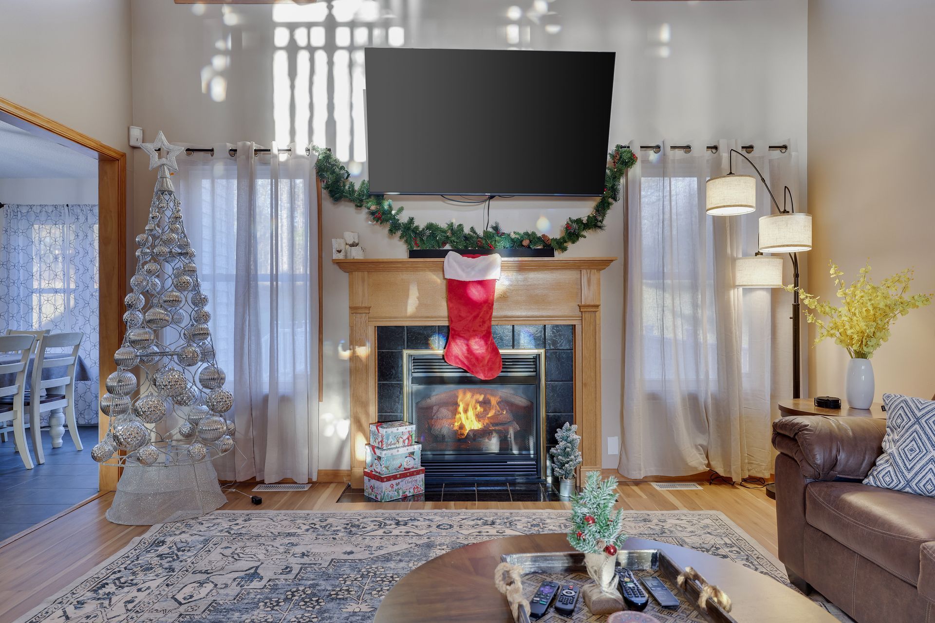 A spacious retreat with a cozy feel