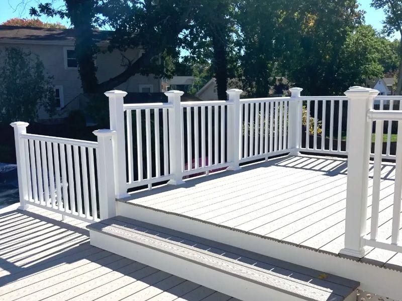 white deck