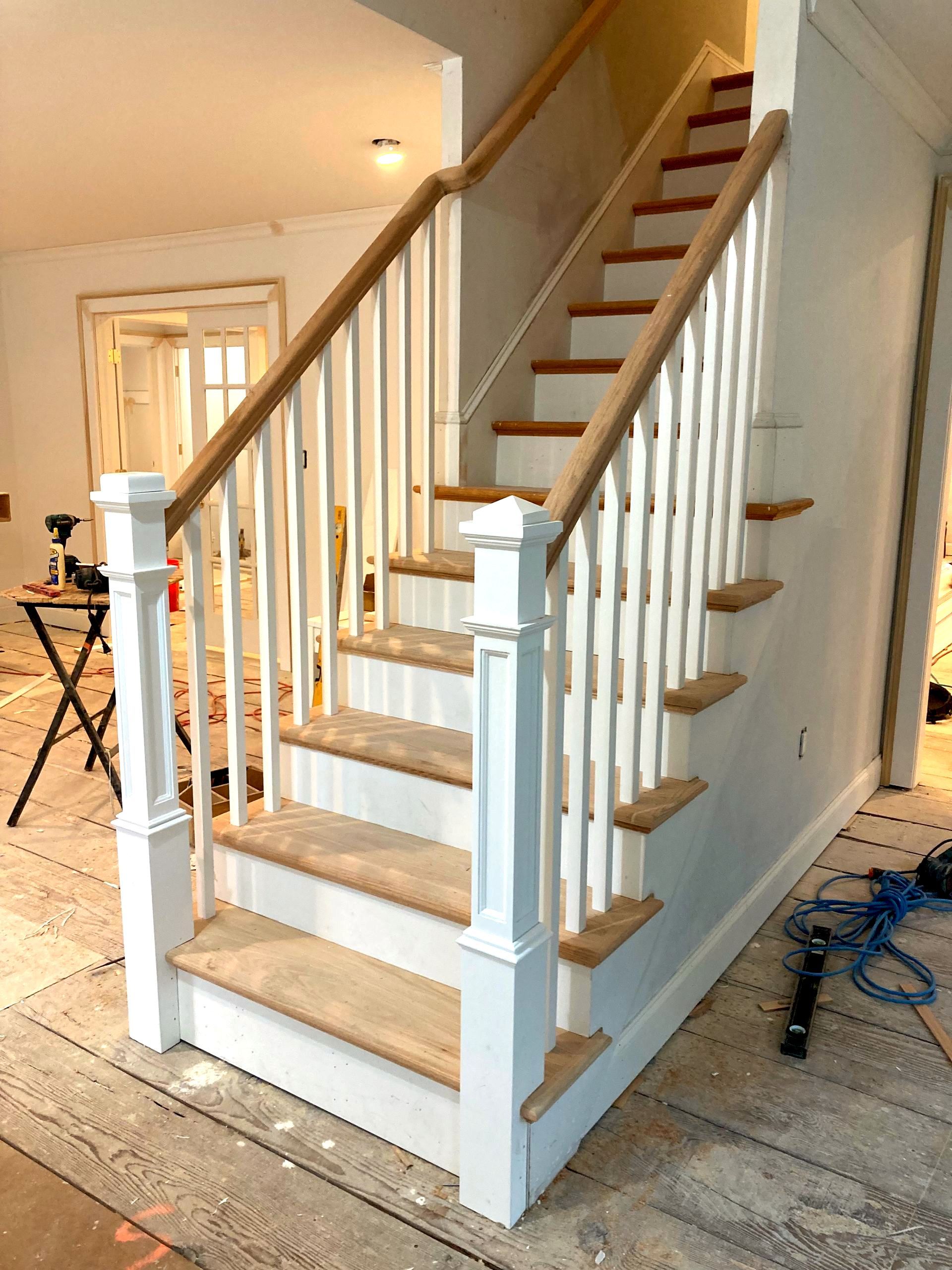 staircase under construction