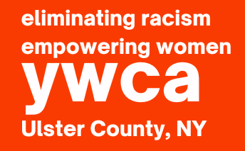 YWCA Ulster County Orange YWCA sign: