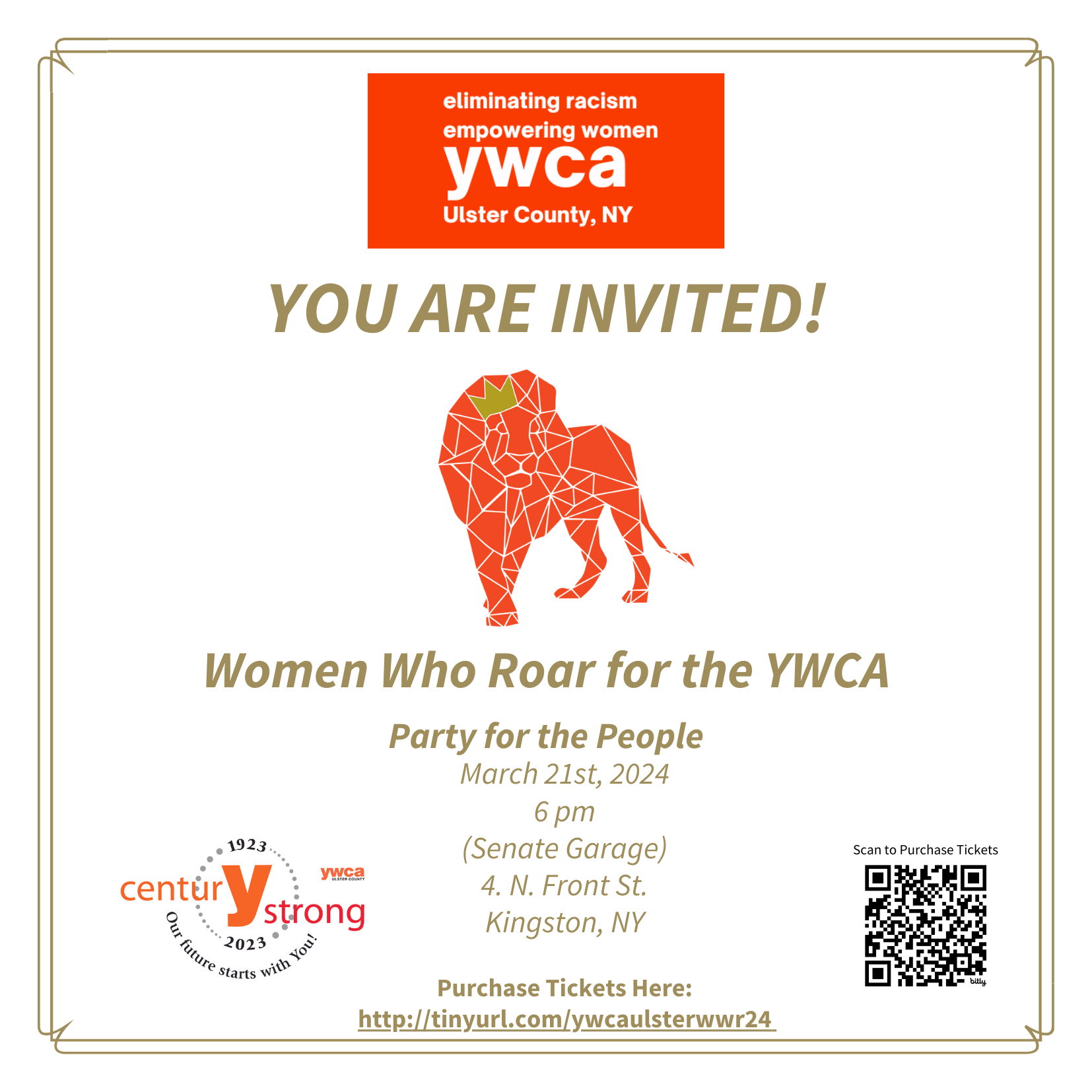Invitation: YWCA event, 