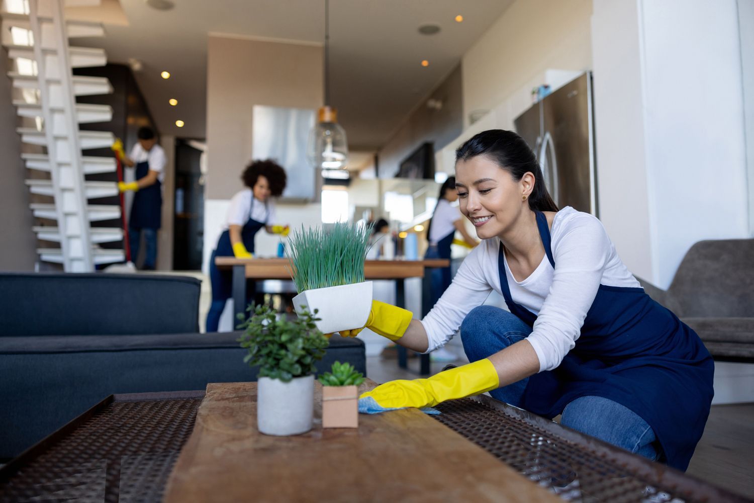 Cleaners Cleaning A House — East Hartford, CT — JJs Cleaning Service LLC