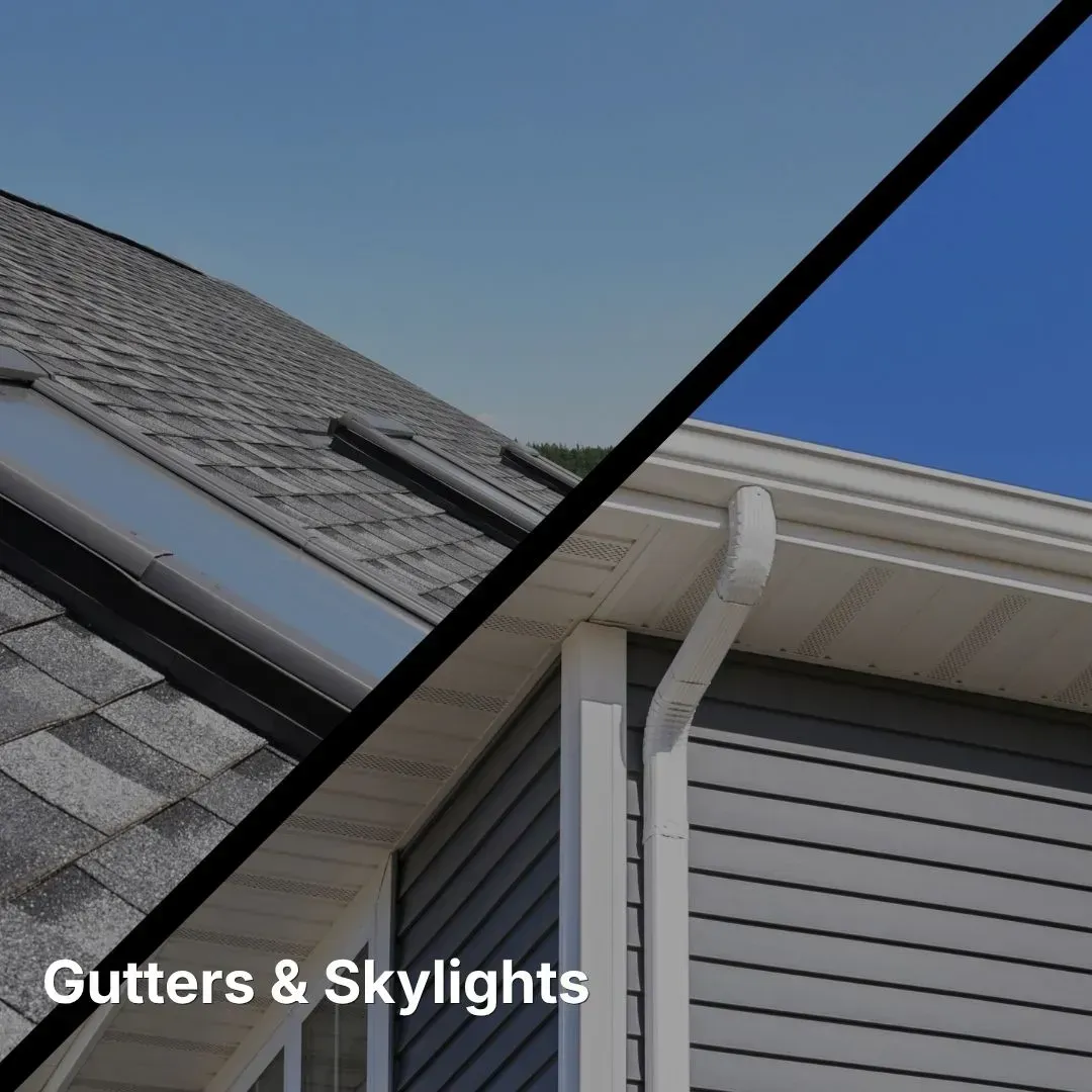 Gutter and Skylight install, repair or replacement