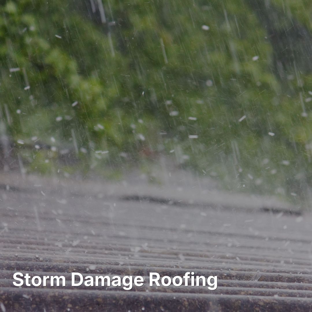 Commercial roof storm damage