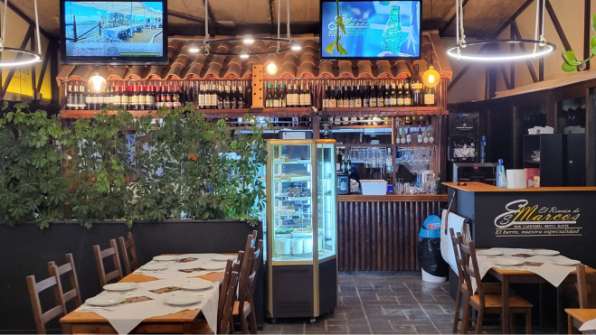 Interior de El Rincón de Marcos en Teror, restaurante especializado en berros.
