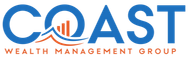 COAST Wealth Management Group logo in blue and orange with a rising bar chart icon