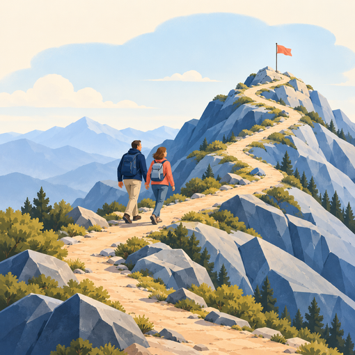 Couple nearing the retirement summit