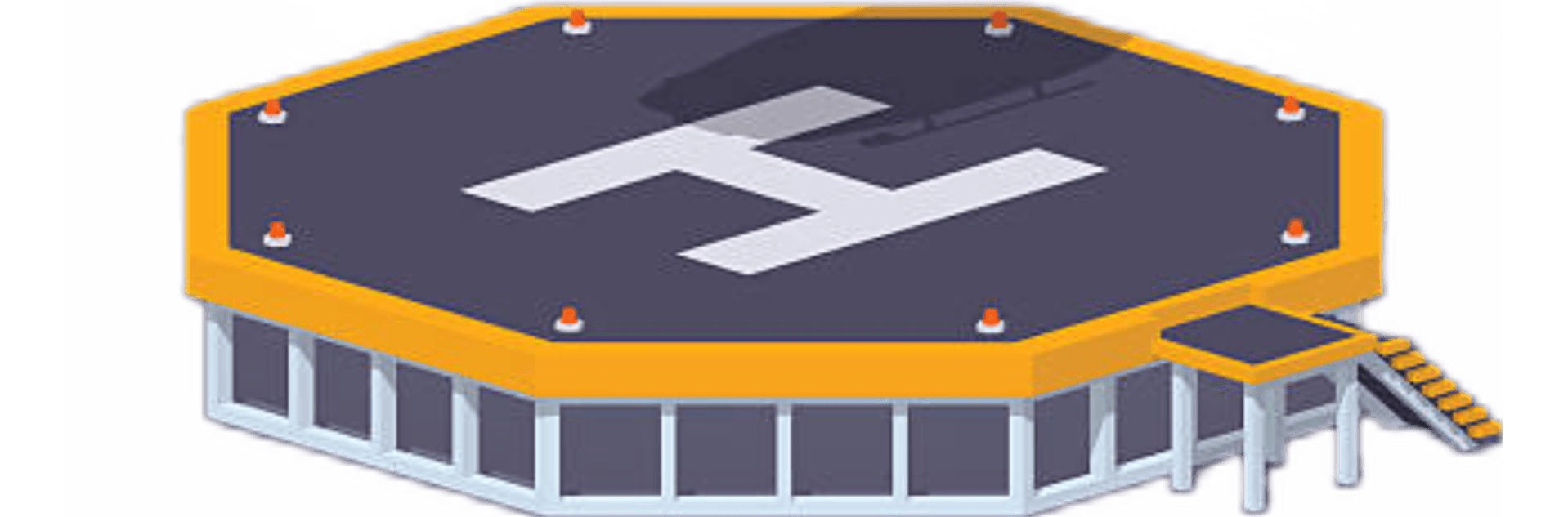 Landing Pad For Webb Aviation Helicopter