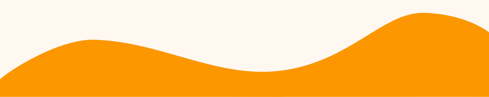Orange wavy design against a light yellow background.