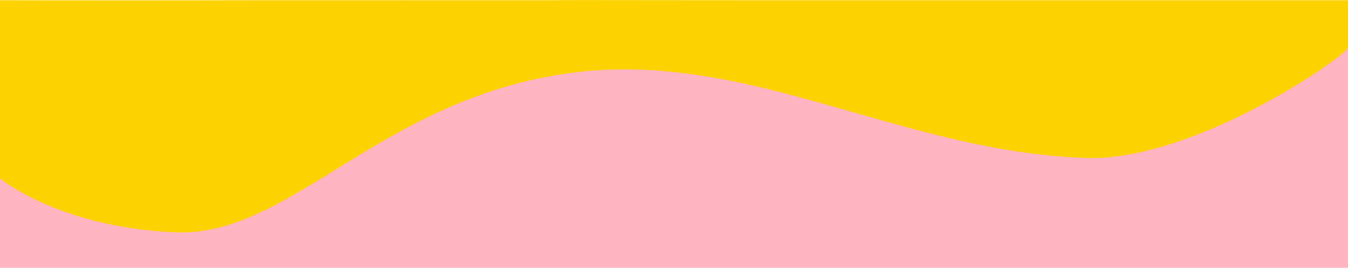 Yellow gradient top, pink gradient bottom with a soft curve in between.