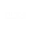 La Luna logo in white text on a white background.