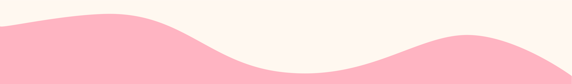 Pink undulating shape against a white background.