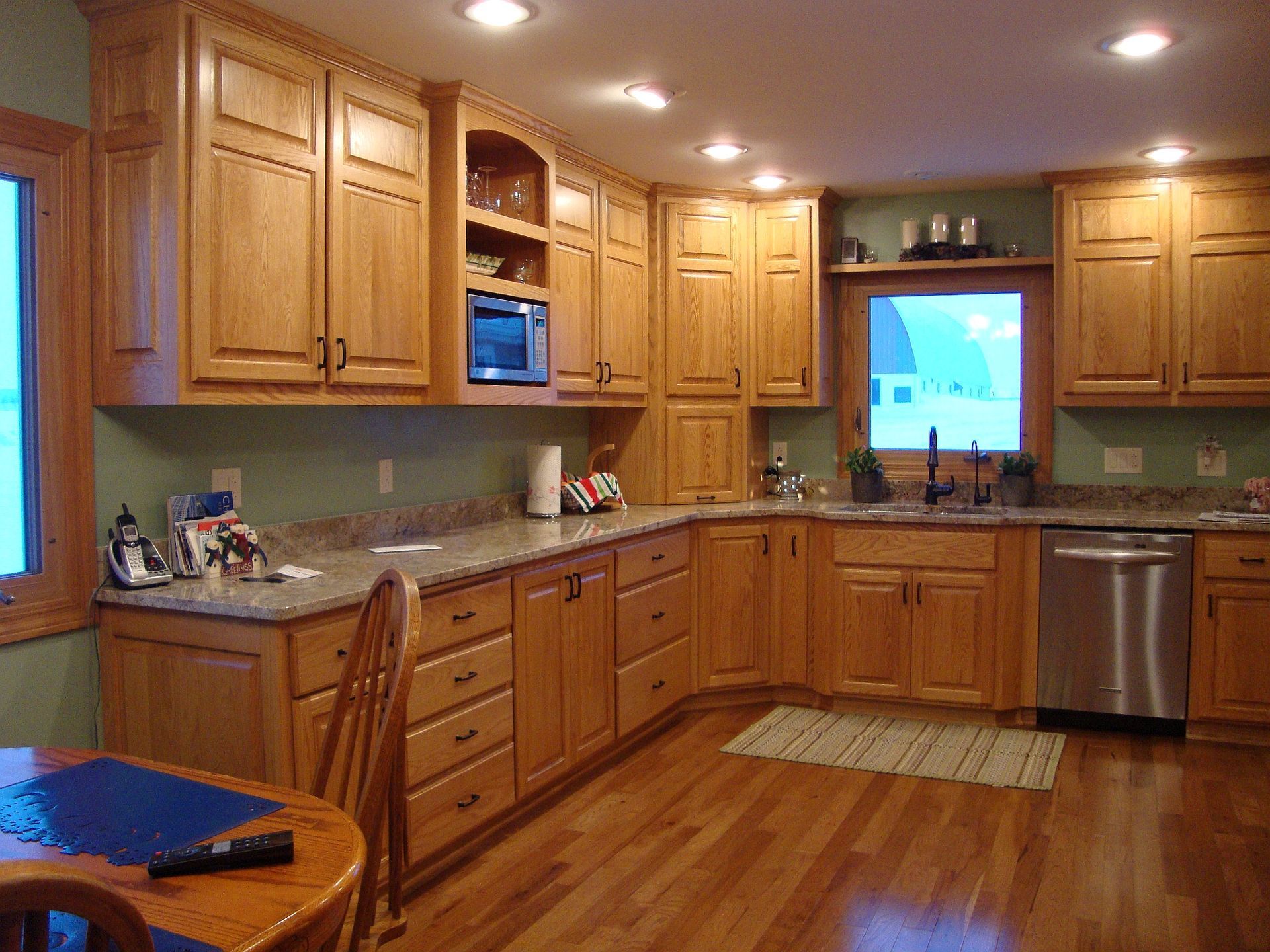 Kitchen with Wooden Cabinets | Nerstrand, MN | Nerstrand Custom Cabinets