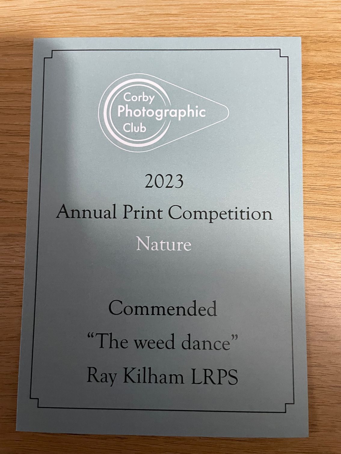 camera club awards