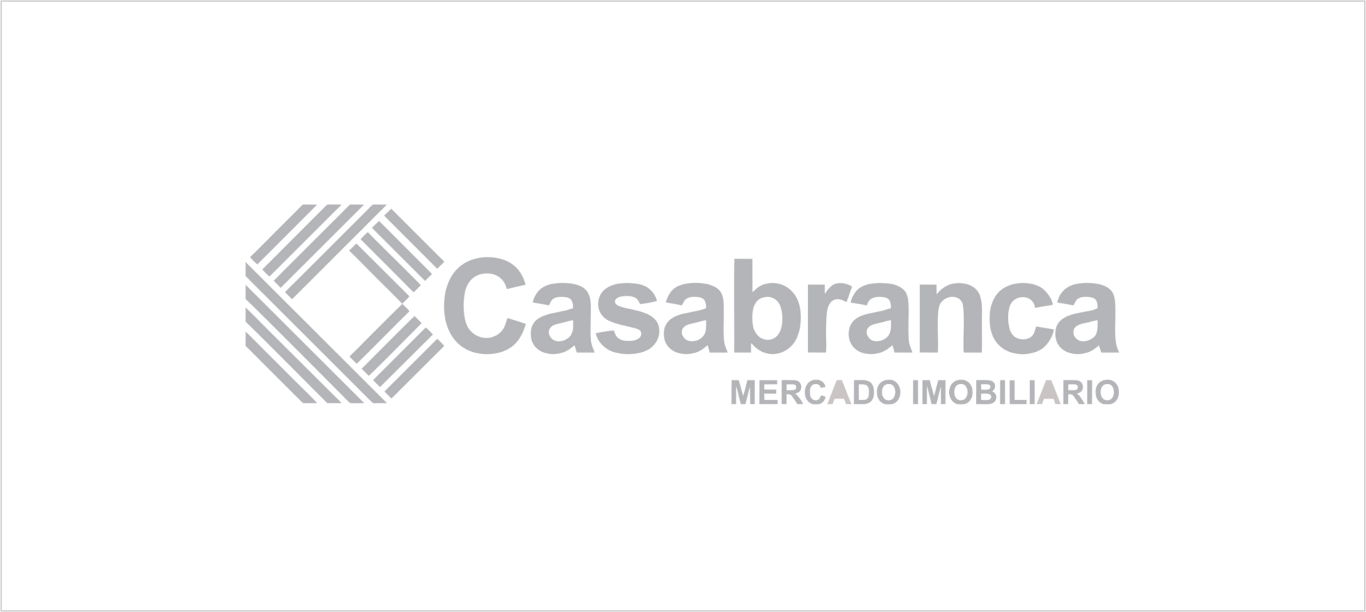 Casabranca Mercado Imobiliário logo in gray on a white background