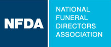 NFDA logo in white text on blue and turquoise background.