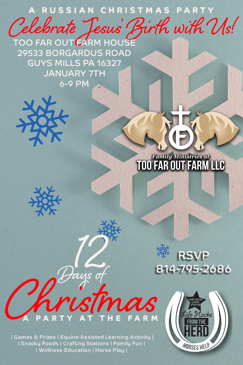 CLICK TO RSVP An invitation for a russian christmas party