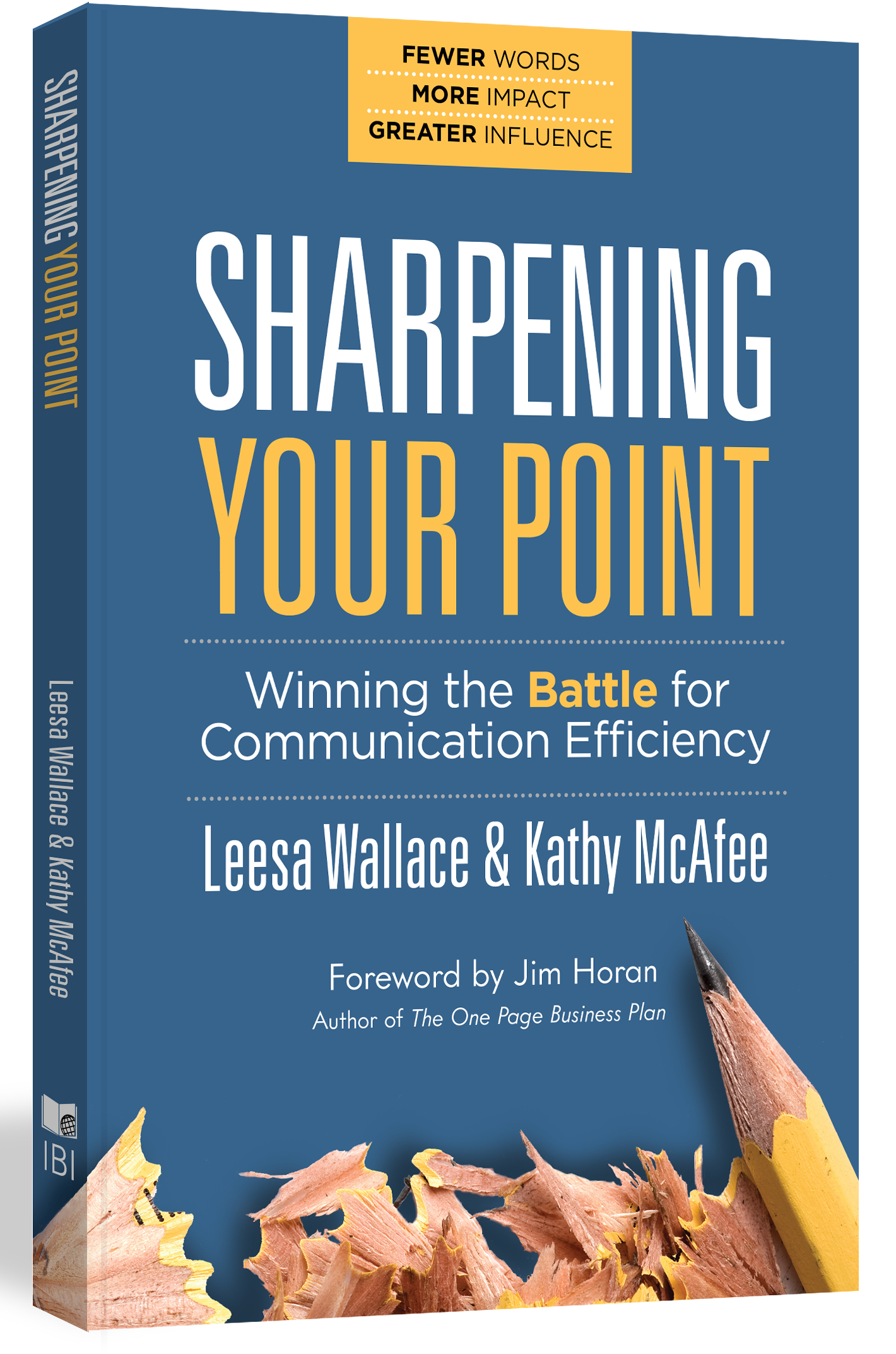 A book titled sharpening your point by leesa wallace and kathy mcafee