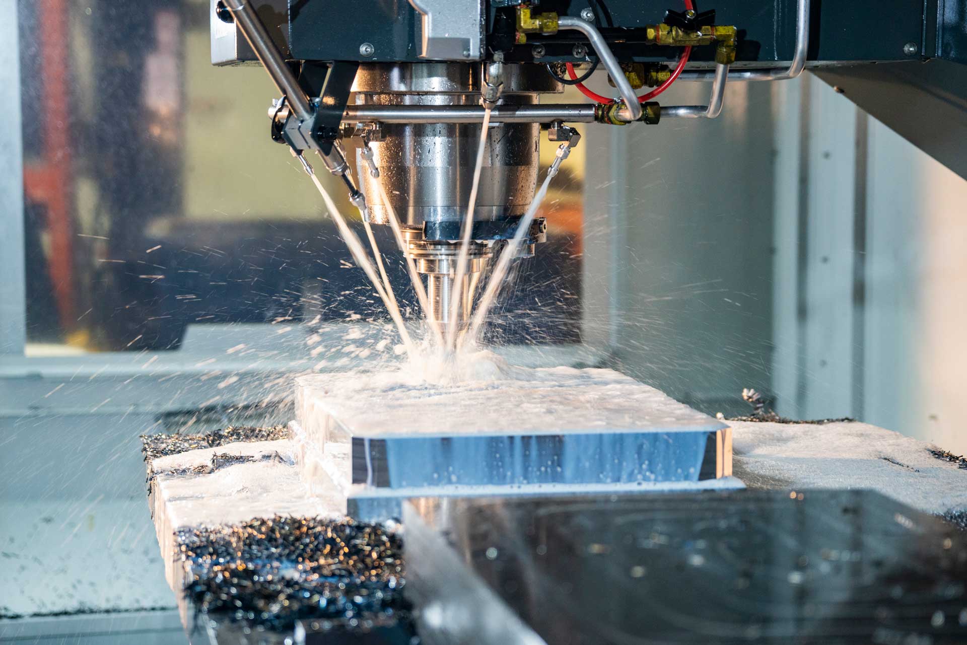 Machine Cutting Steel