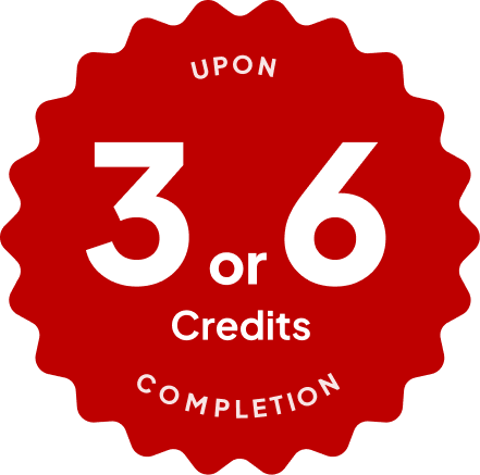 Badge: 4 Credits Upon Completion