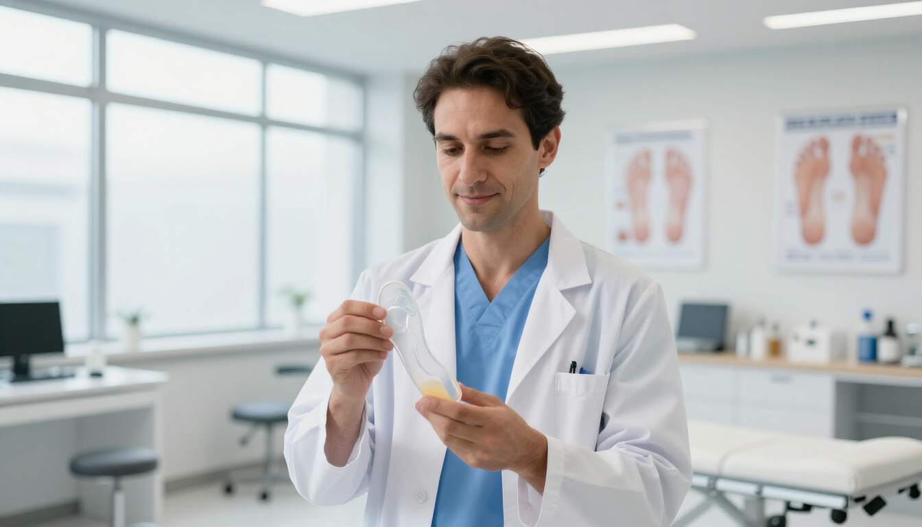 Professional custom orthotic inserts for foot support and alignment