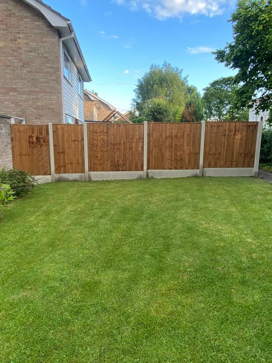 Fencing York new wooden garden fence in Rawcliffe York