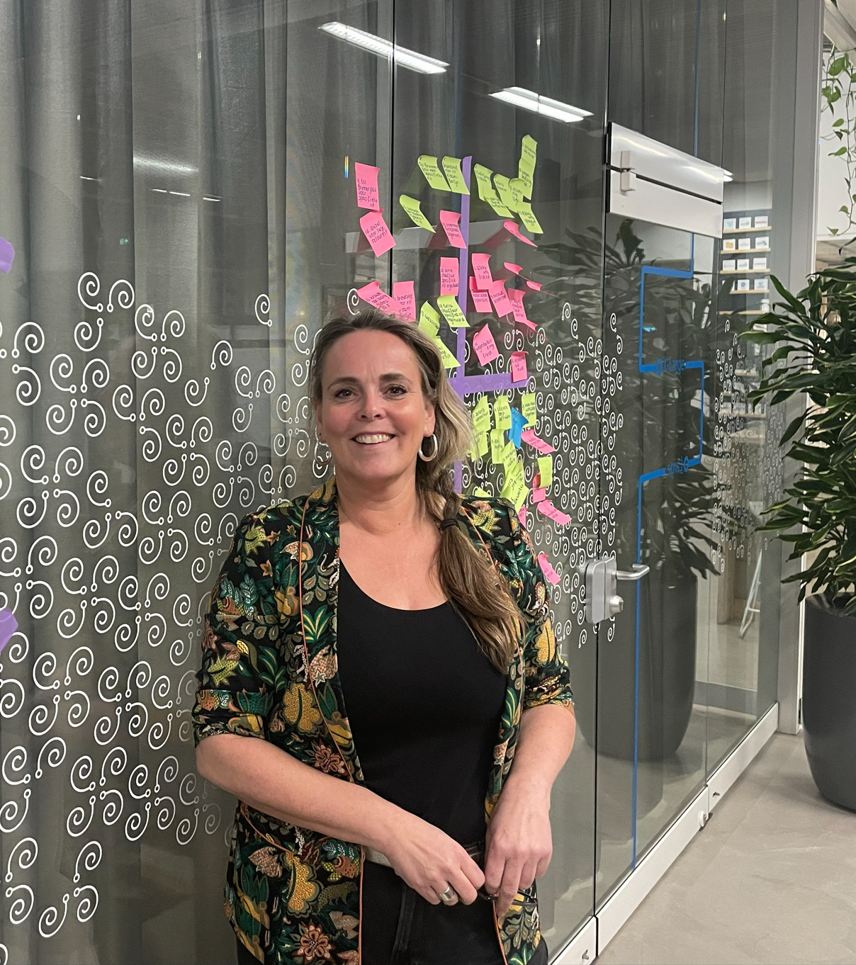 Dominique tijdens de Doe-training bij Connekt
