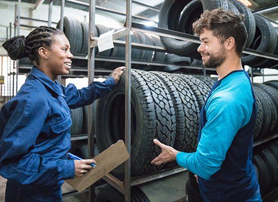 Man And Woman Talking — Peekskill, NY — American Cycle & Tire Man And Woman Talking — Peekskill, NY — American Cycle & Tire