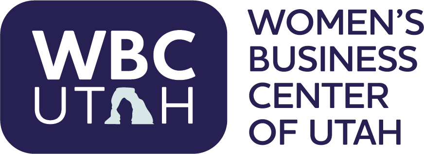 The logo for the women 's business center of utah