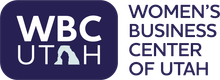 The logo for the women 's business center of utah