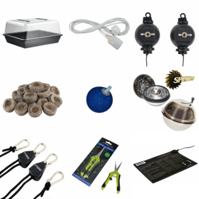 Accessories for hydroponics grow rooms