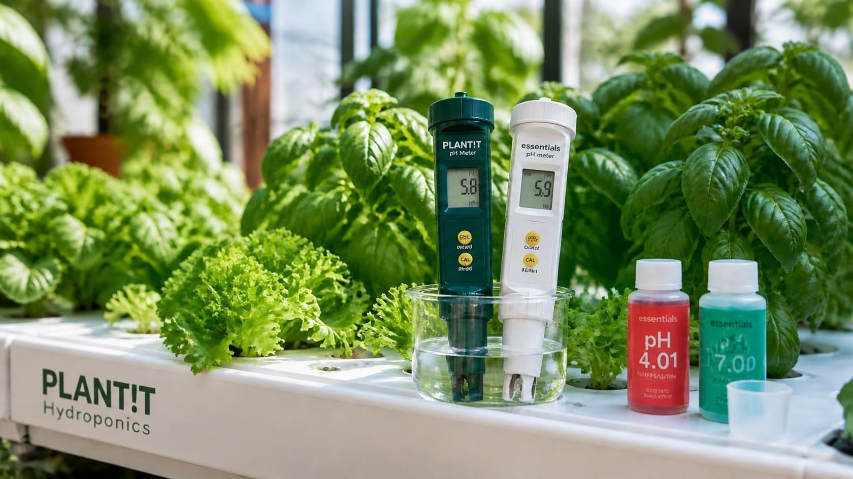 Check the pH of your growroom nutrient solutions to help keep your plants in good condition