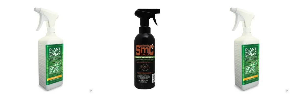 Environmentally friendly sprays for the control of pests and bugs in a hydroponic plant growth room