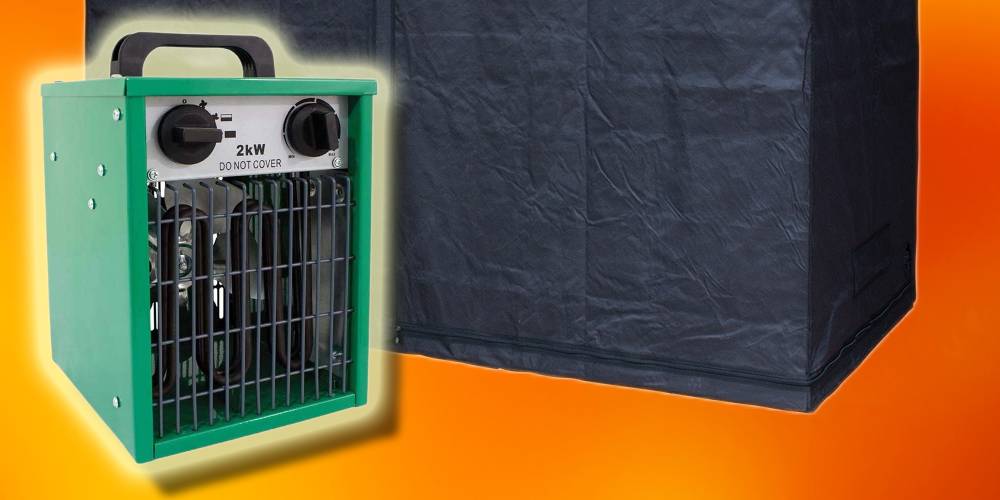 Use a heater or other methods to keep your plants' growroom nice and warm