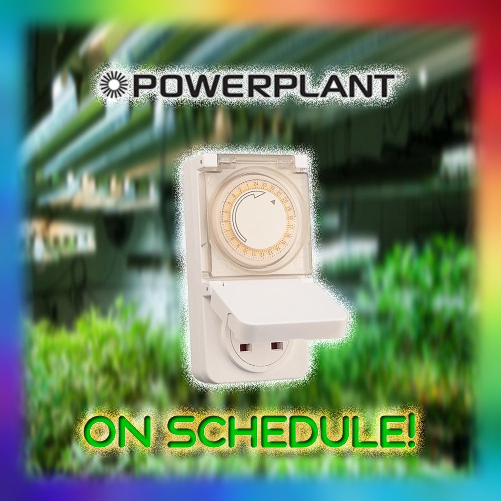 Timers will control the lighting or the heating for your plants in an indoor hydrponics grow room