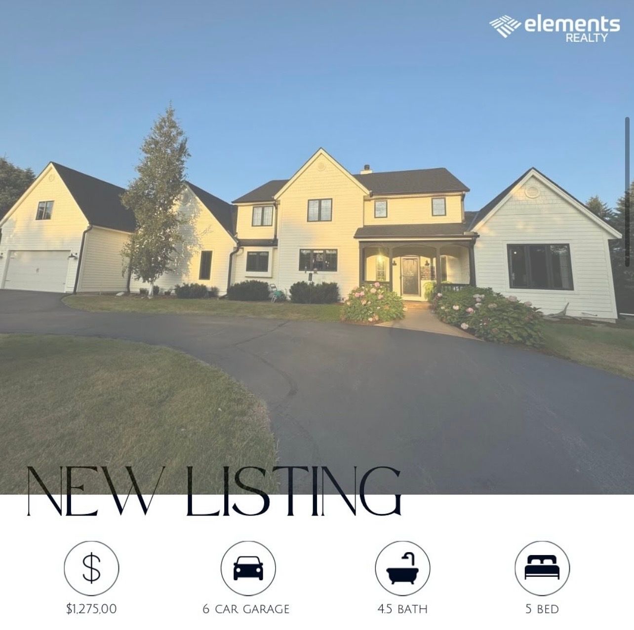 A new listing for a house that is for sale