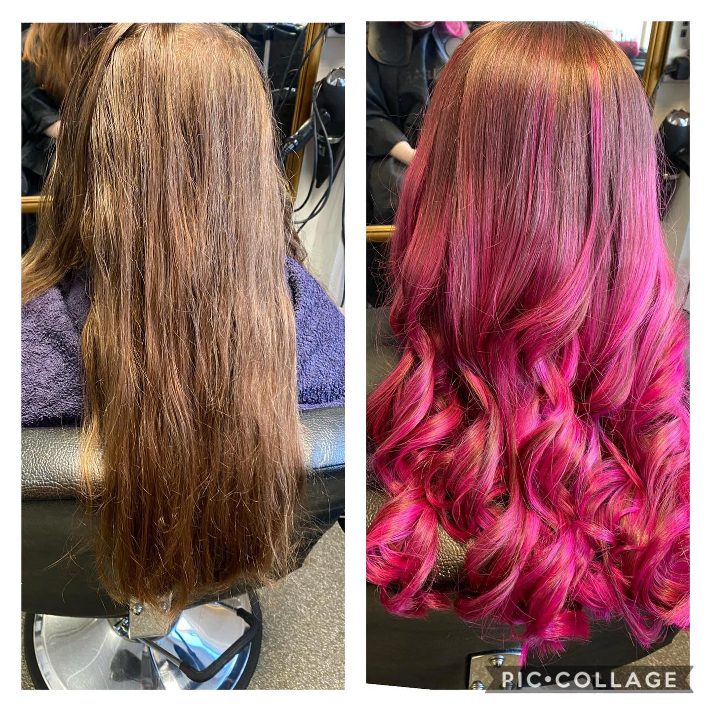 beautiful lady with hair styling