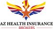 az health insurance logo a logo for az health insurance brokers with an eagle and a star