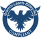 A blue logo for gramm-leach-billey act compliant