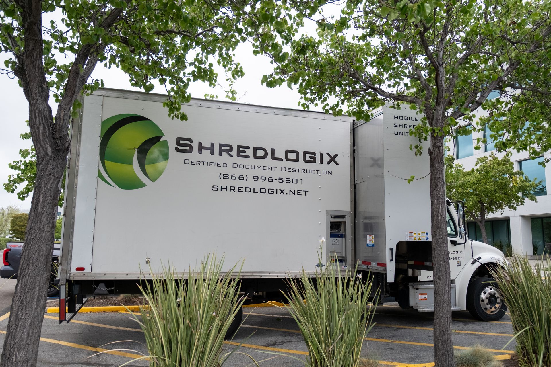 Shred-It truck with logo