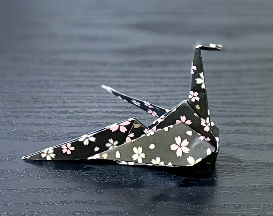 origami crane for good luck, peace, happiness, study introduction, immigration rules
