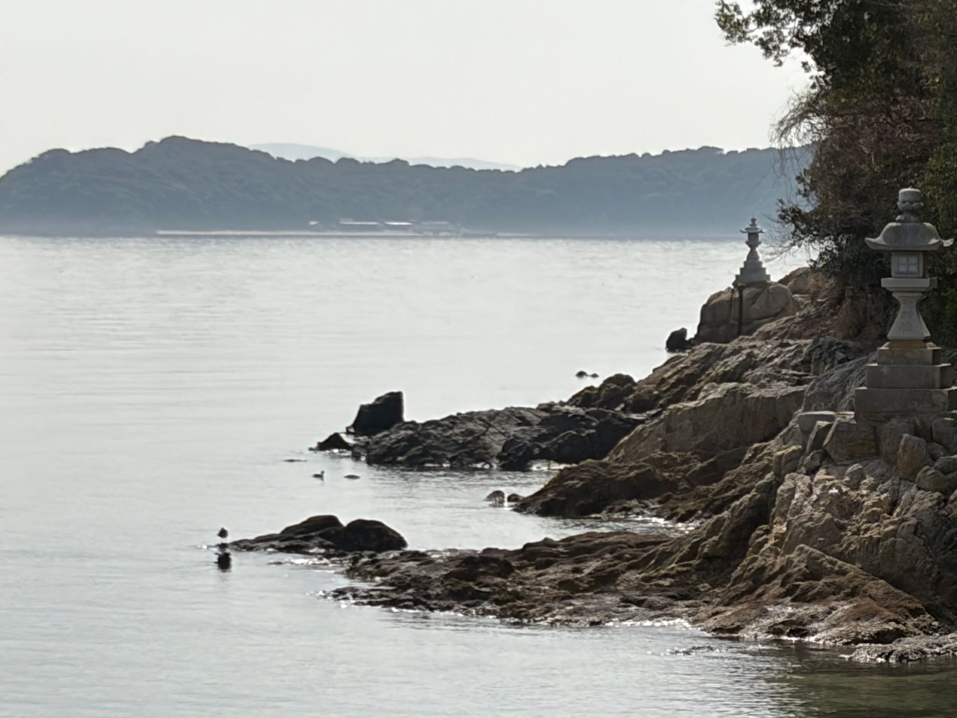 view he ocean from Takeshima, Gamagori