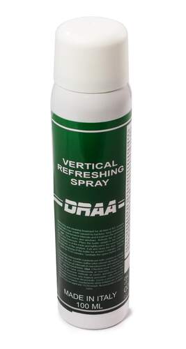 Bomboletta spray verde con tappo bianco e la scritta