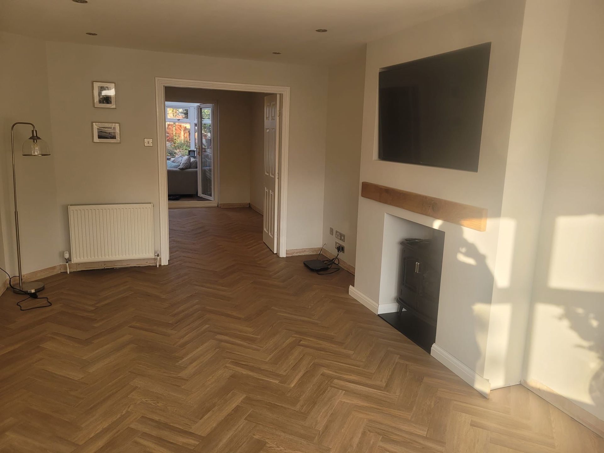 Derbyshire Joinery Specialists completed media wall