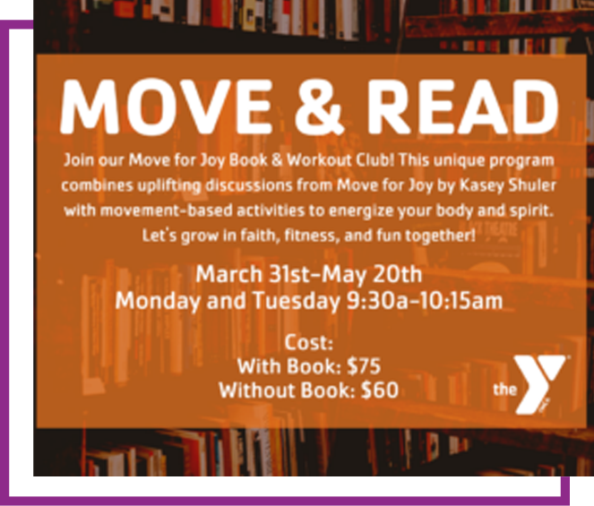Orange YMCA flyer for