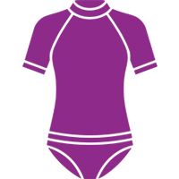 pruple Swimsuit