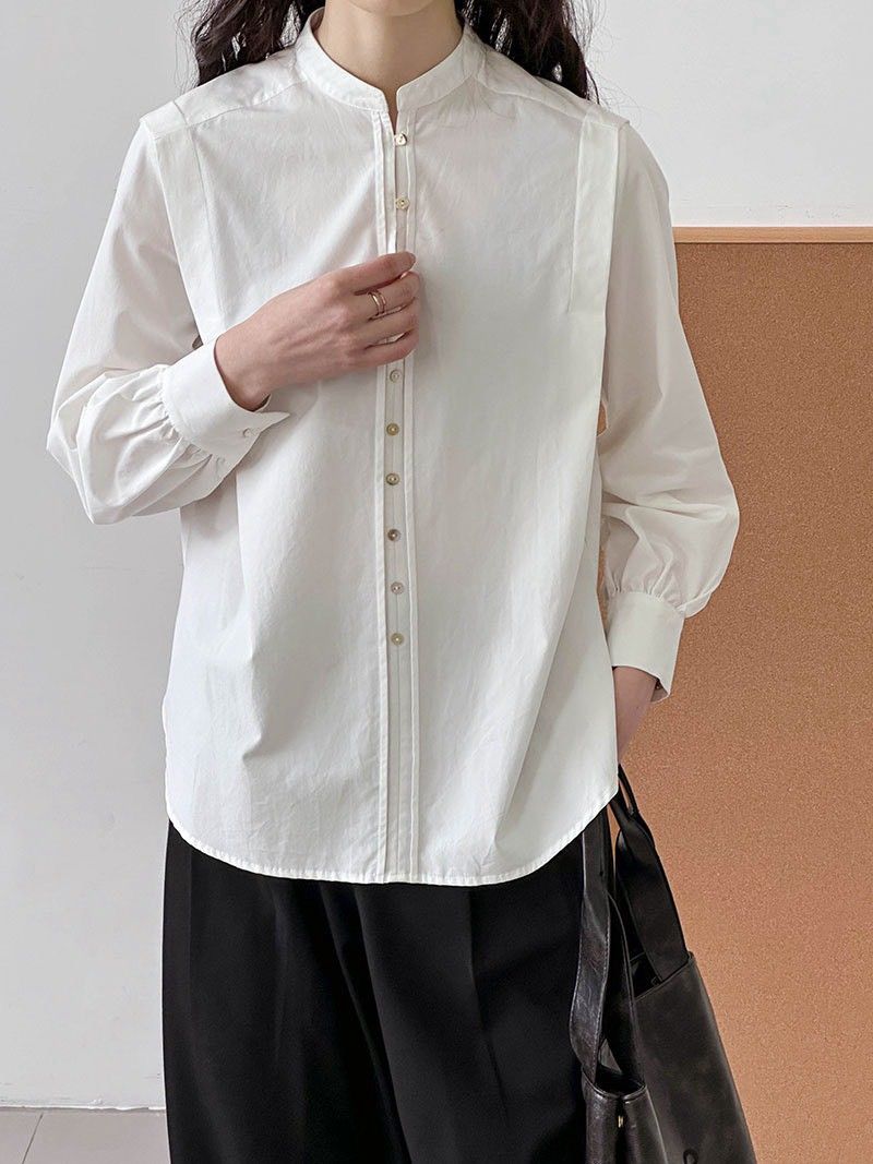 法式復古設計感襯衫