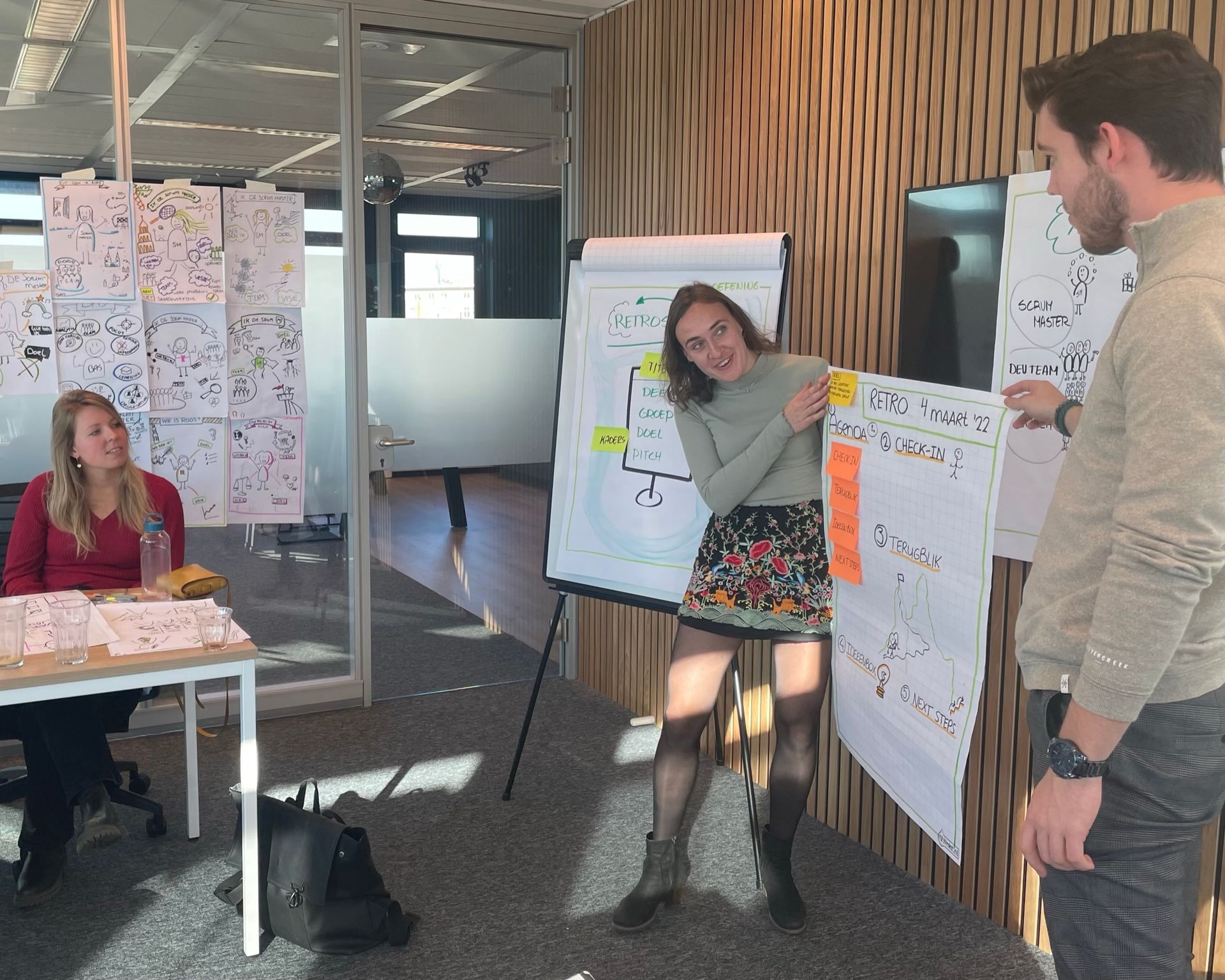 zakelijk tekenen voor scrum masters