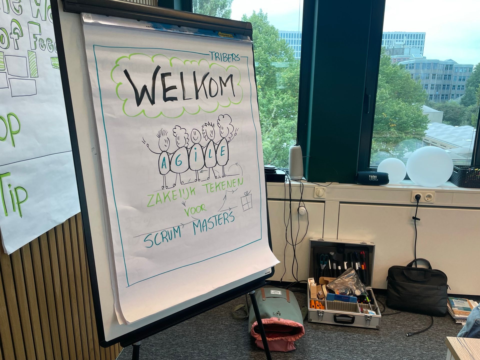 zakelijk tekenen voor scrum master